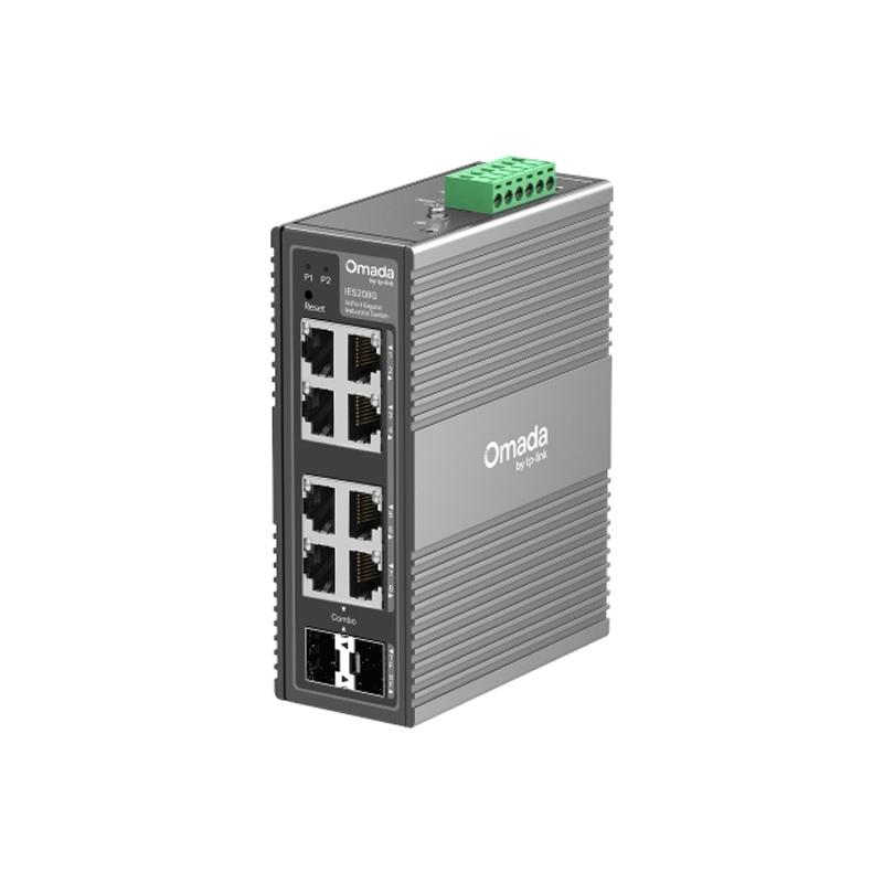 TP-LINK OMADA 8-PRT INDUST MANAGED GIGABIT SWITCH, GbE(6), SFP COMBO(2), 5YR