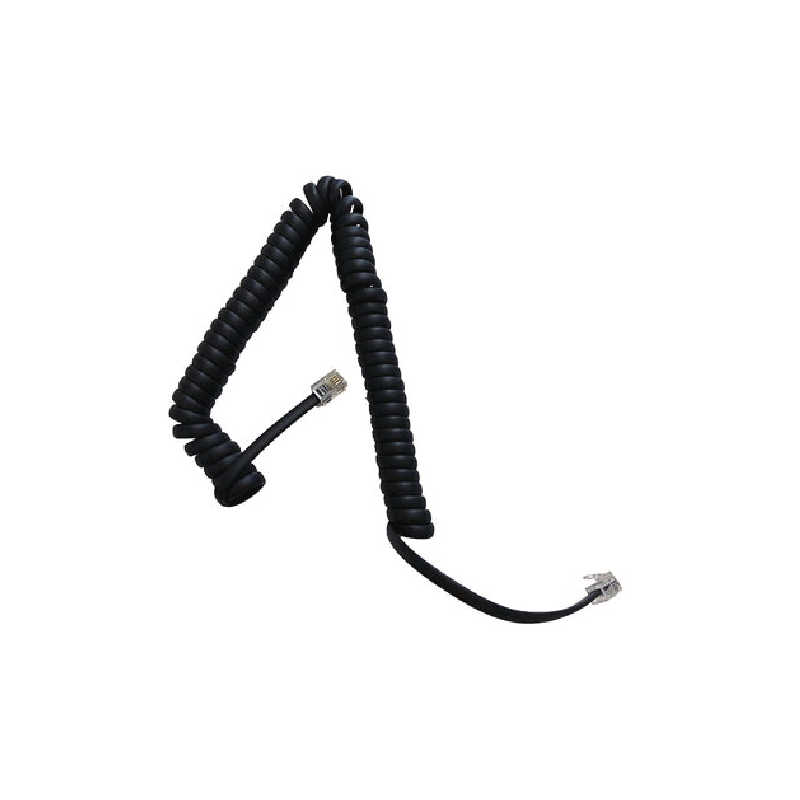 405 IP Phone Handset with Coil cable 10 units kit Black