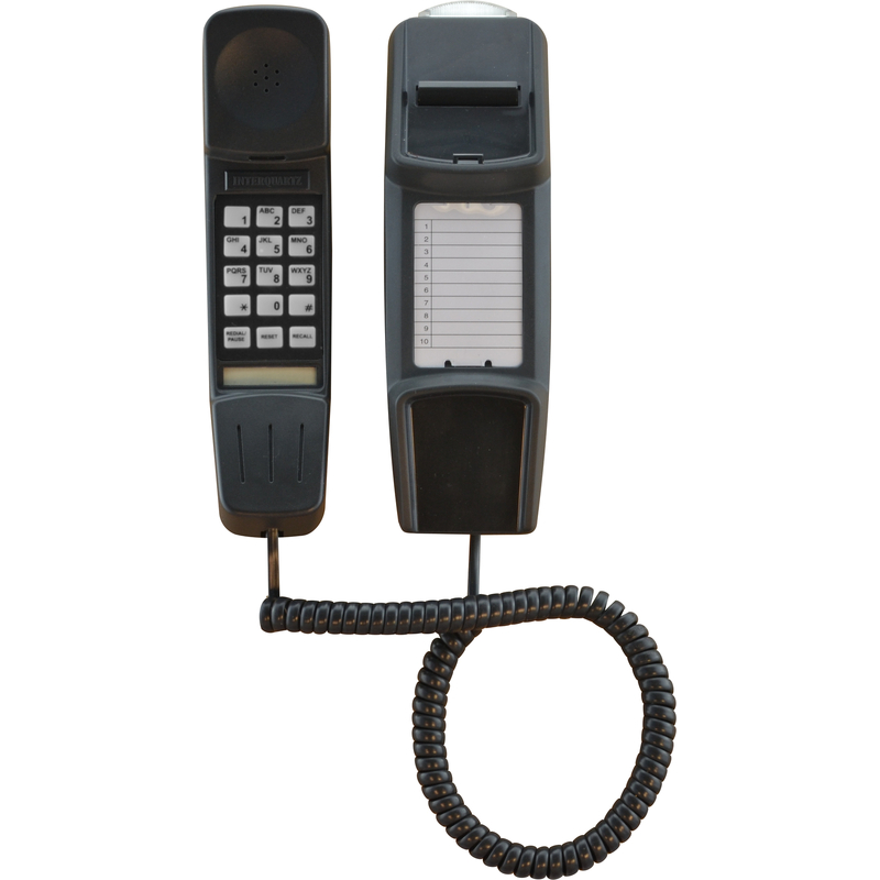 Interquartz Enterprise IQ50 Slimline Analogue Phone (Black)