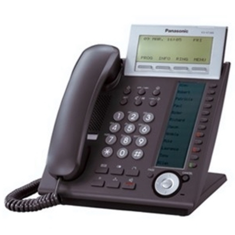 Panasonic KX-NT366 Large Display IP Phone (Black) - Refurbished