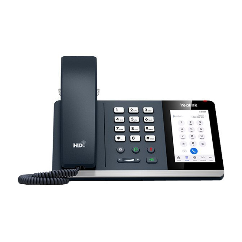 YEALINK (MP54-ZOOM) DESKTOP PHONE WITH HANDSET, 4" TOUCH SCREEN, FOR ZOOM, NO PSU