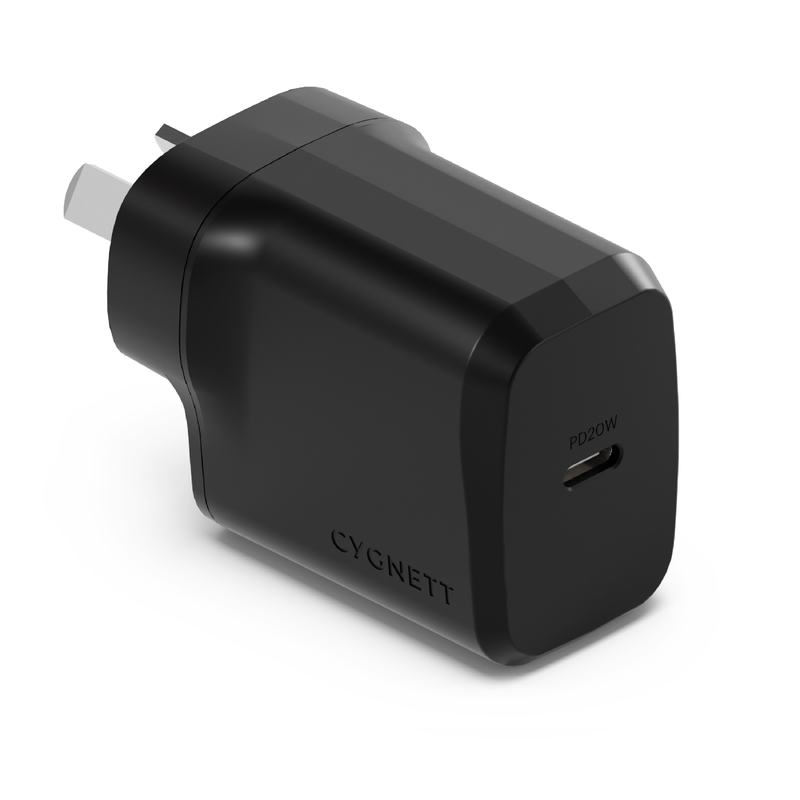 Cygnett PowerPlus 20W USB-C PD Fast Wall Charger