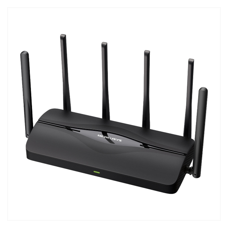 TP-LINK MERCUSYS BE6500 WI-FI 7 DUAL-BAND ROUTER, 2.5GbE WAN(1), 2.5GbE LAN(1), GbE(1),2YR