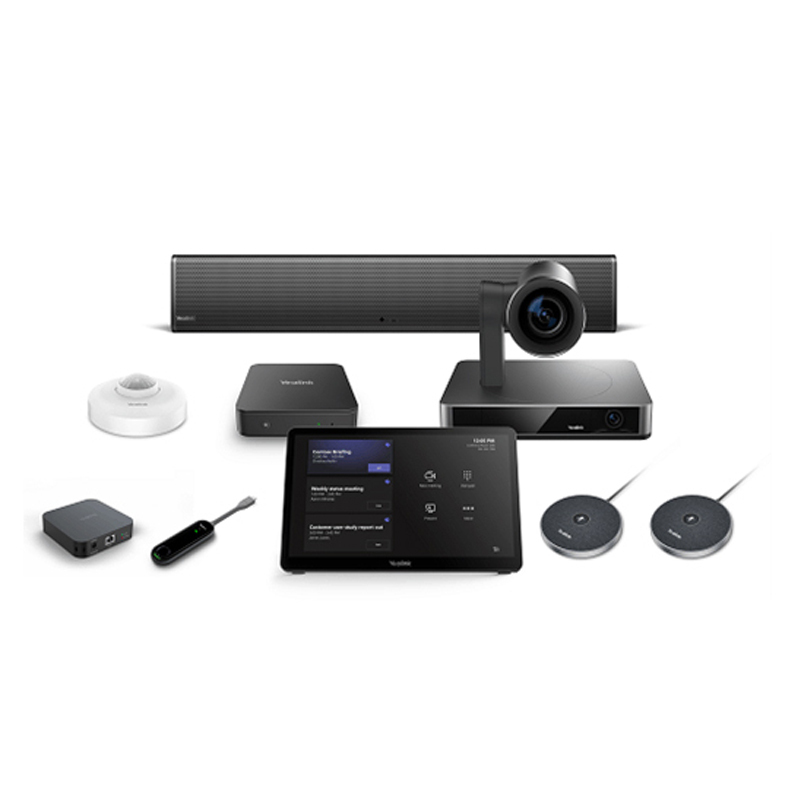 YEALINK (MVC860-C5-713-SOFTBUNDLE), UVC86-BLACK, MCOREKITC5, VCM35(2), RCH40-E2, MSPKRIIBLK, LRG