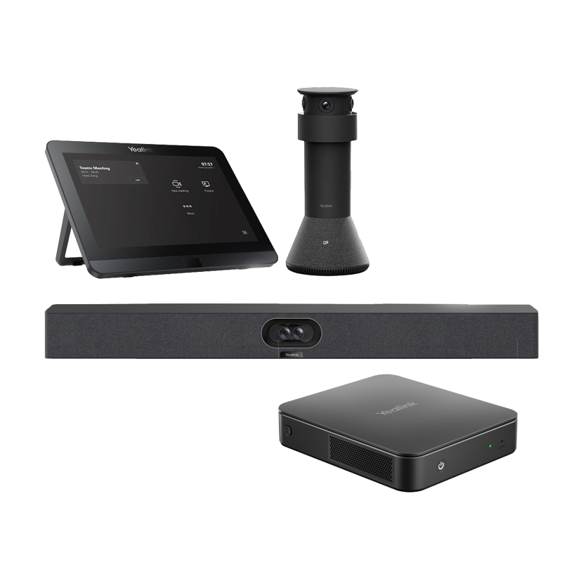 Yealink MVCS40 Plus Microsoft Teams Room Kit with MTouch E2, SmartVision 40, MCore Kit C4, and MTower