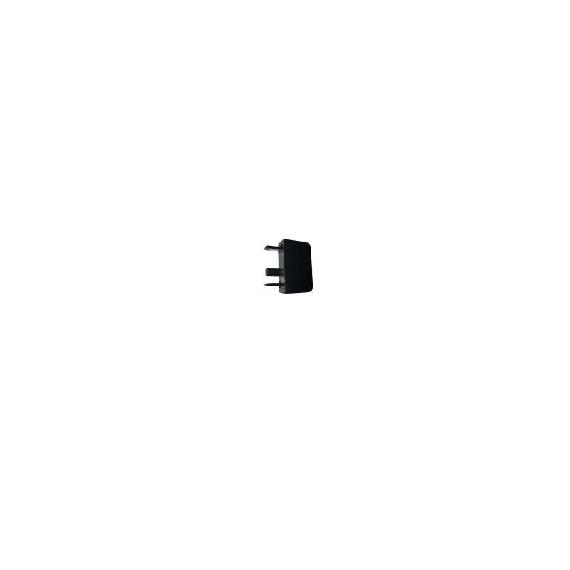 605 slim telephone plug to RJ45 8P4C socket adapter Black