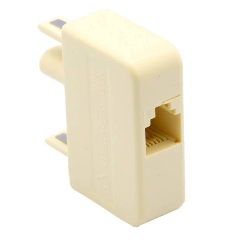 605 slim telephone plug to RJ45 8P4C socket adapter