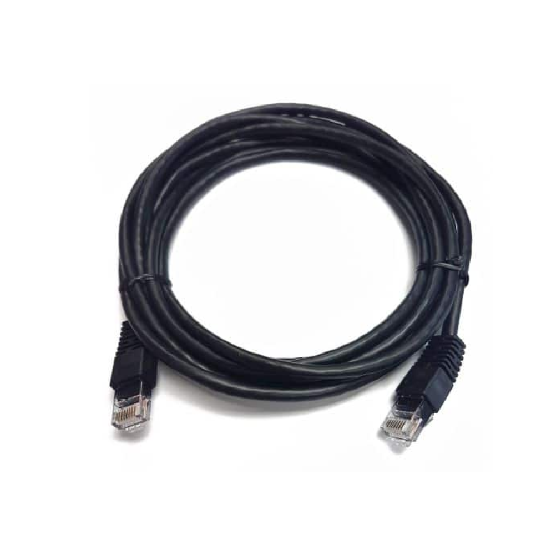 Cat 5e 0.5m Ethernet Patch Lead (Black)
