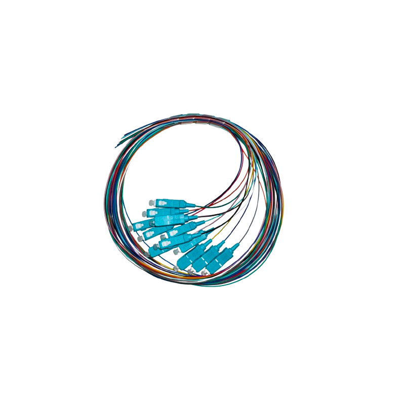 SC Fibre Pigtail OM4 2m -12PK Aqua