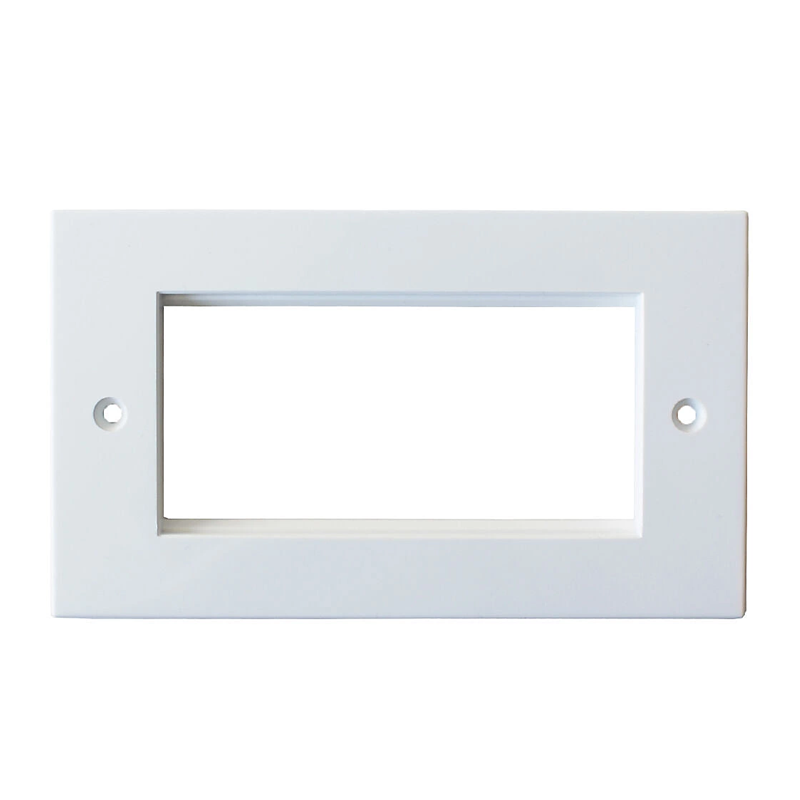 QUAD GANG WALL PLATES - FRAME & COVER