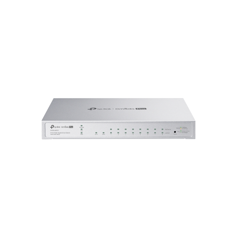 TP-LINK OMADA PRO 8-PORT GIGABIT SMART SWITCH, POE+(8), SFP(2), 61W, 5YR