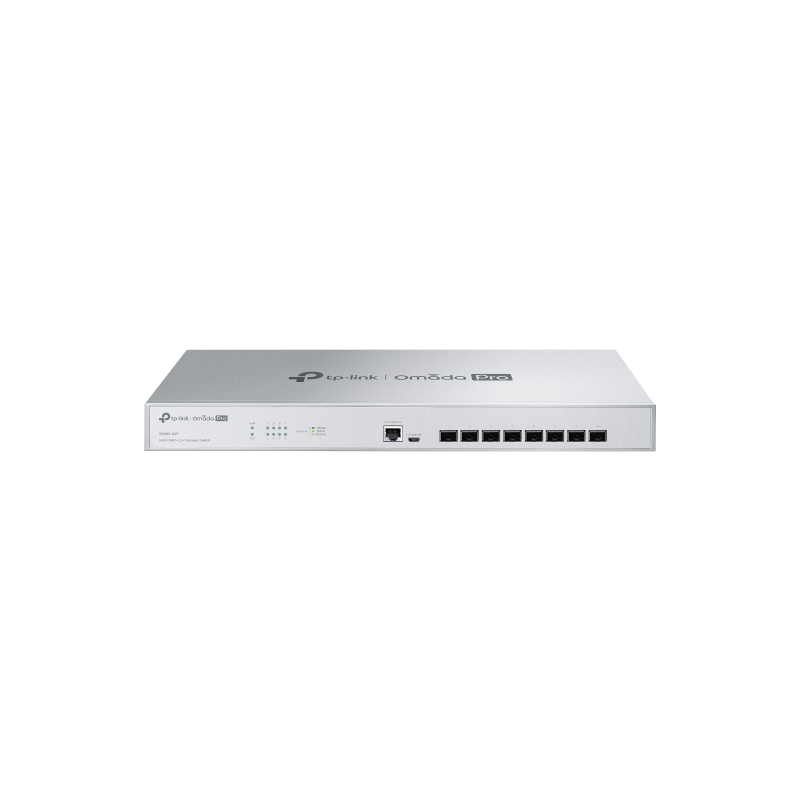 TP-LINK OMADA PRO 8-PORT MANAGED 10G L2+ SWITCH, 10G SFP+(8), 1U, 5YR