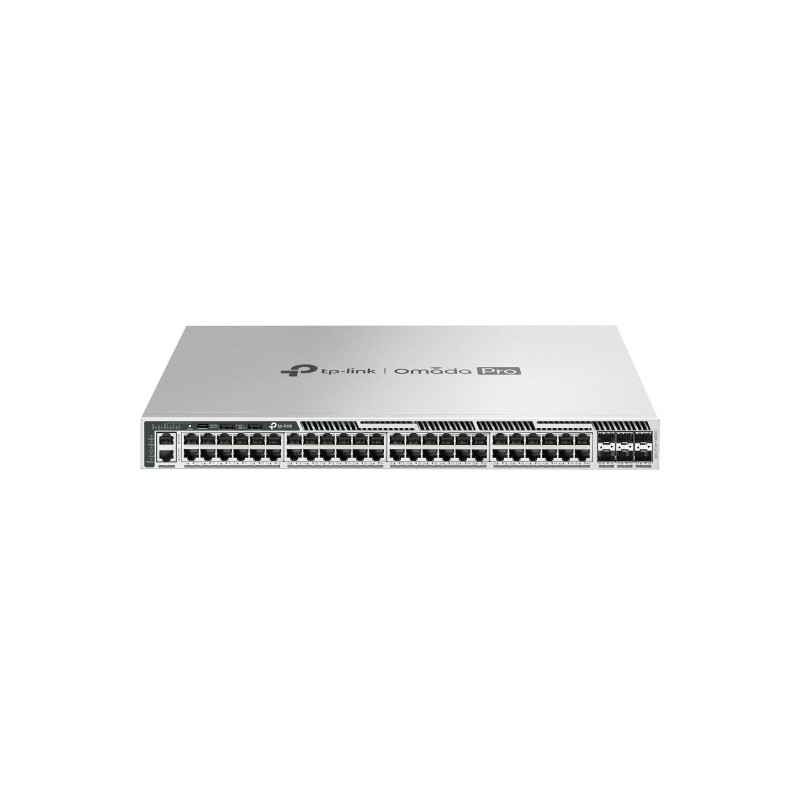 TP-LINK OMADA PRO 48-PORT MANAGED GIGABIT L3 SWITCH, POE+(48), 10G SFP+(6), 1440W, 1U, 5YR