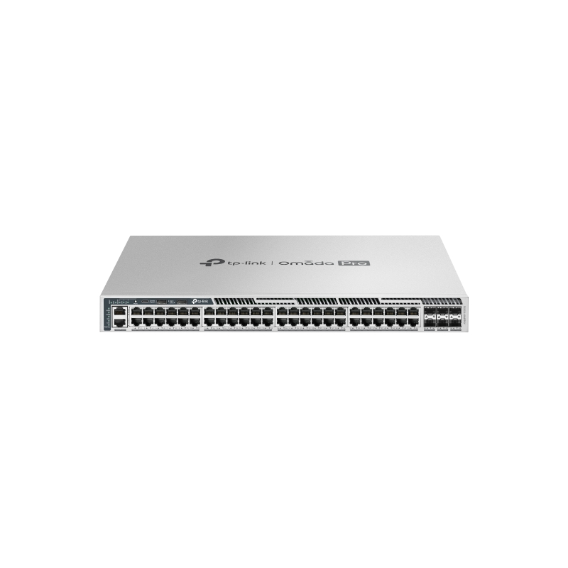 TP-LINK OMADA PRO 48-PORT MANAGED 2.5G L3 SWITCH, 2.5G POE++(48), SFP28(6), 1484W, 1U, 5YR
