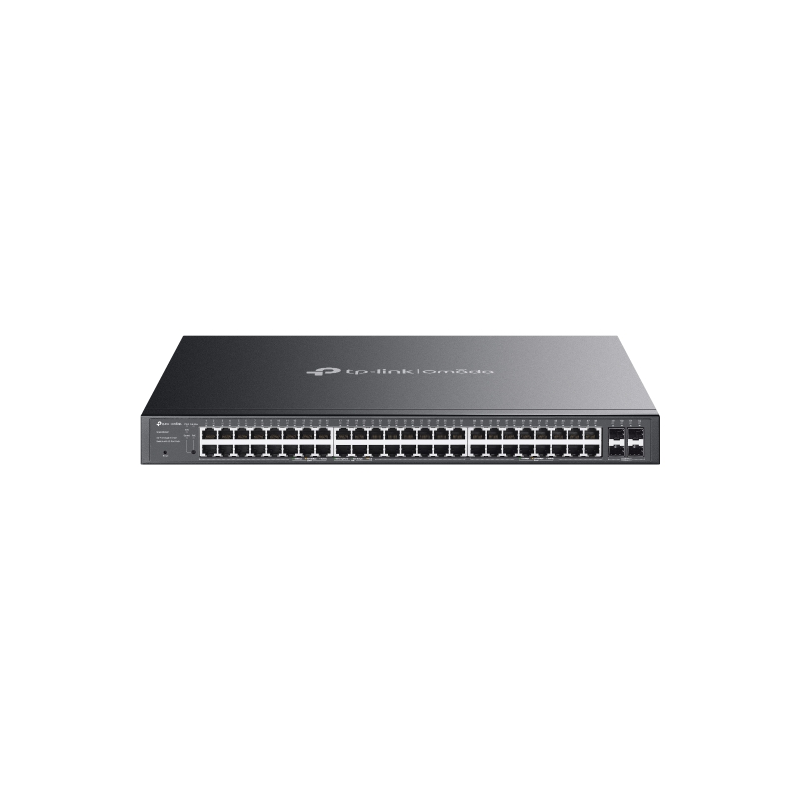 TP-LINK OMADA 52-PORT MANAGED GIGABIT RACK SWITCH, POE+(32), SFP(4), 230W, 5YR