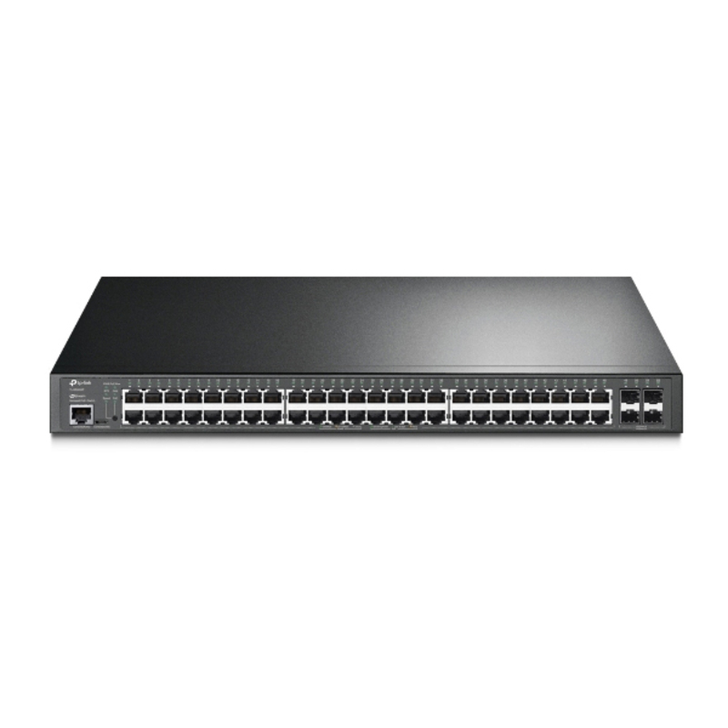 TP-LINK OMADA 52-PORT MANAGED GIGABIT L2+ SWITCH, POE+(48), SFP(4), 5YR WTY