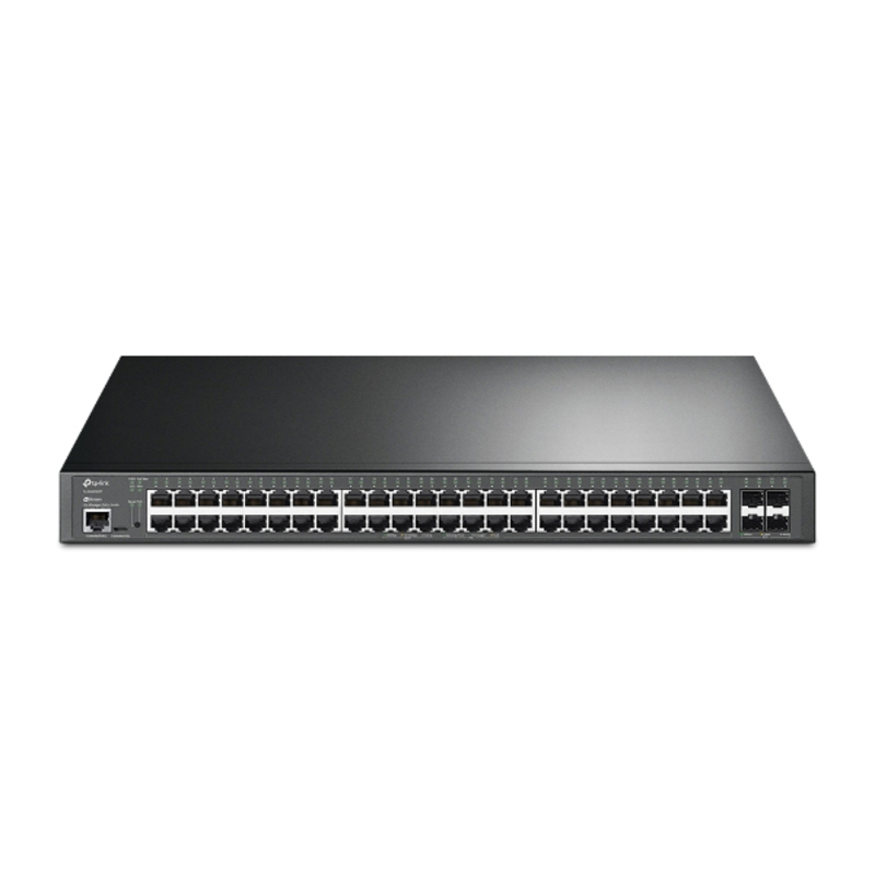 TP-LINK OMADA 48-PORT MANAGED GIGABIT L2+ SWITCH, POE+(48), 10GBE SFP+(4), 5YR WTY
