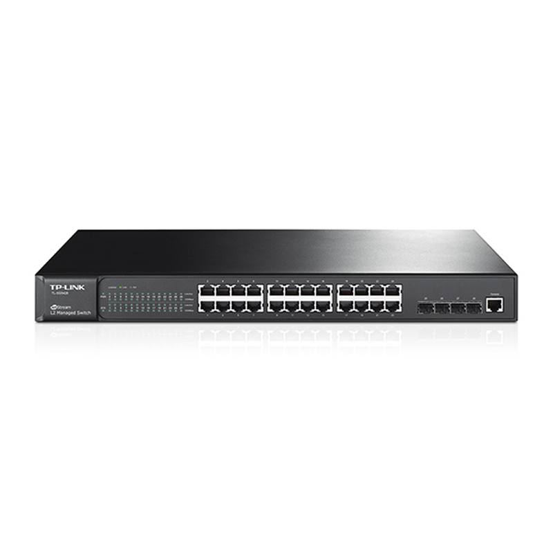 TP-LINK OMADA 24-PORT SFP MANAGED L3 STACK SWITCH, Gb SFP(20), COMBO(4), 10G SFP+(4), 5YR