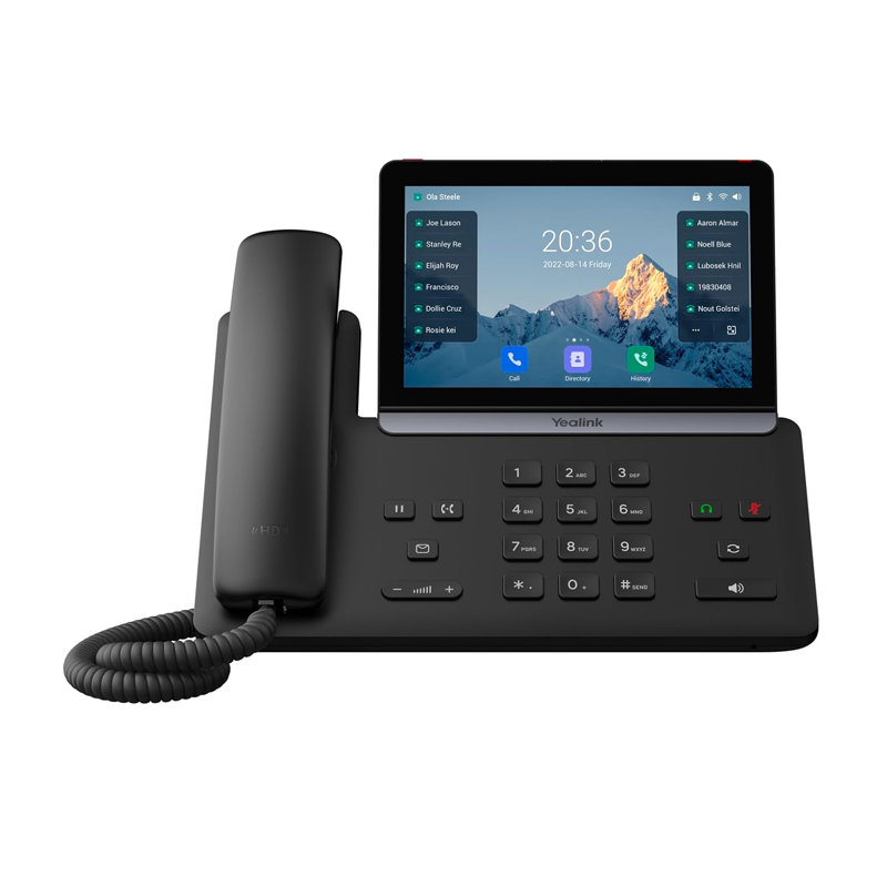 Yealink (SIP-T88W) IP Phone - 7" Touchscreen - Android 13- HD Voice - Bluetooth 5.0  - Wi-Fi 6