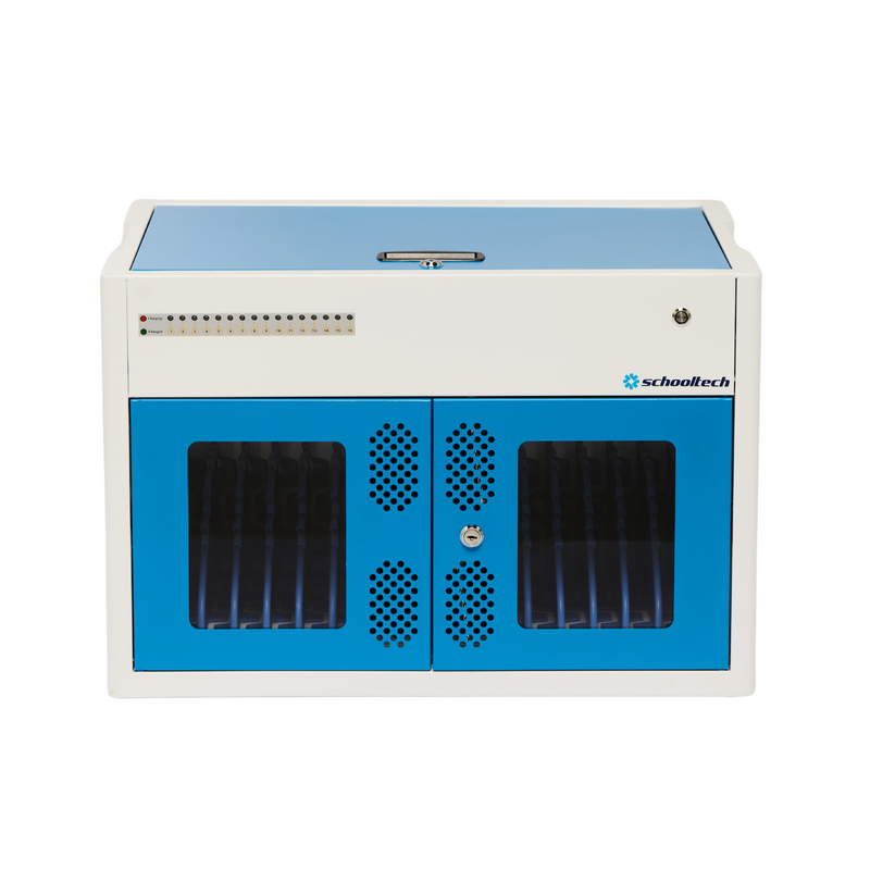 SchoolTech 16 USB-C Charging Station for Laptops, iPads, and Chromebooks (up to 14″)