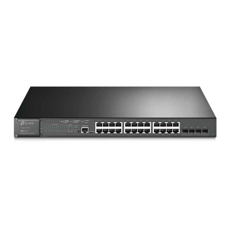 TP-LINK TL-SG3428MP JETSTREAM 28-PORT GIGABIT L2 MANAGED SWITCH WITH 24PORT POE+