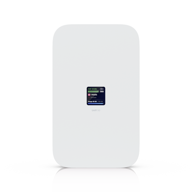 Ubiquiti U5G-Max 5G 3.4Gbps Modem UniFi PoE Powered Dual SIM/eSIM