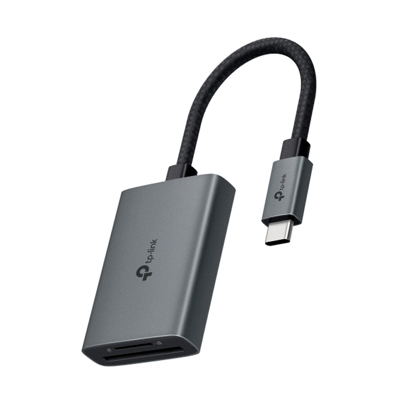 TP-LINK USB 3.0 TYPE-C TO SD & MICROSD 3.0 CARD READER, UHS-I, BLACK