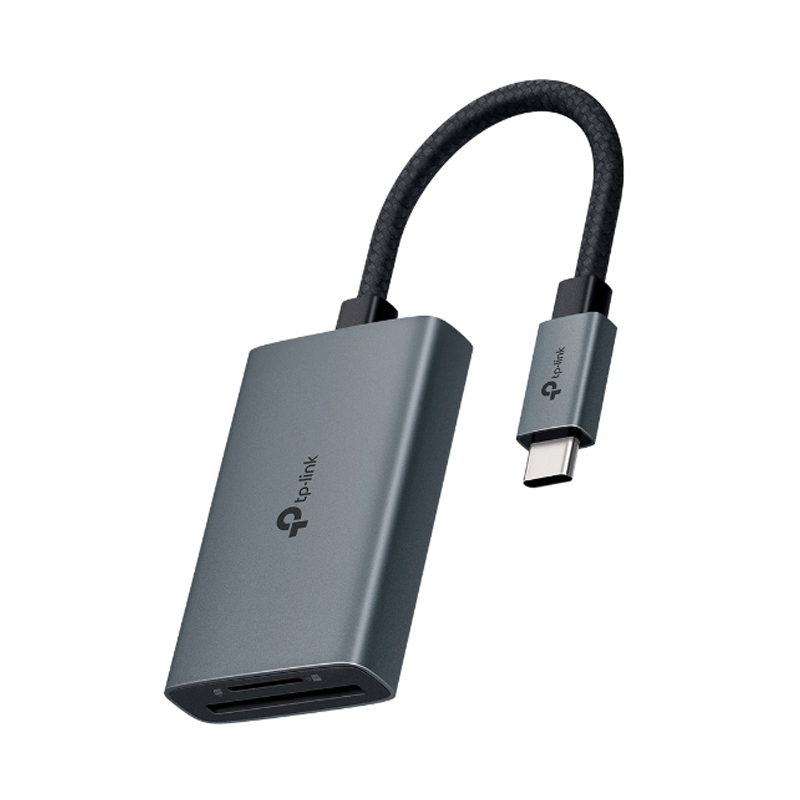 TP-LINK USB 3.0 TYPE-C TO SD & MICROSD 3.0 CARD READER, UHS-II, BLACK