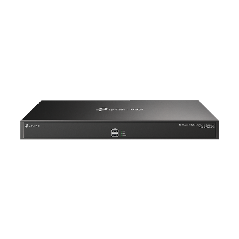 TP-LINK VIGI 32-CH NVR, SATA(0/4), UPTO 8-CH@4MP, 4K HDMI(1), GbE(2), 3YR