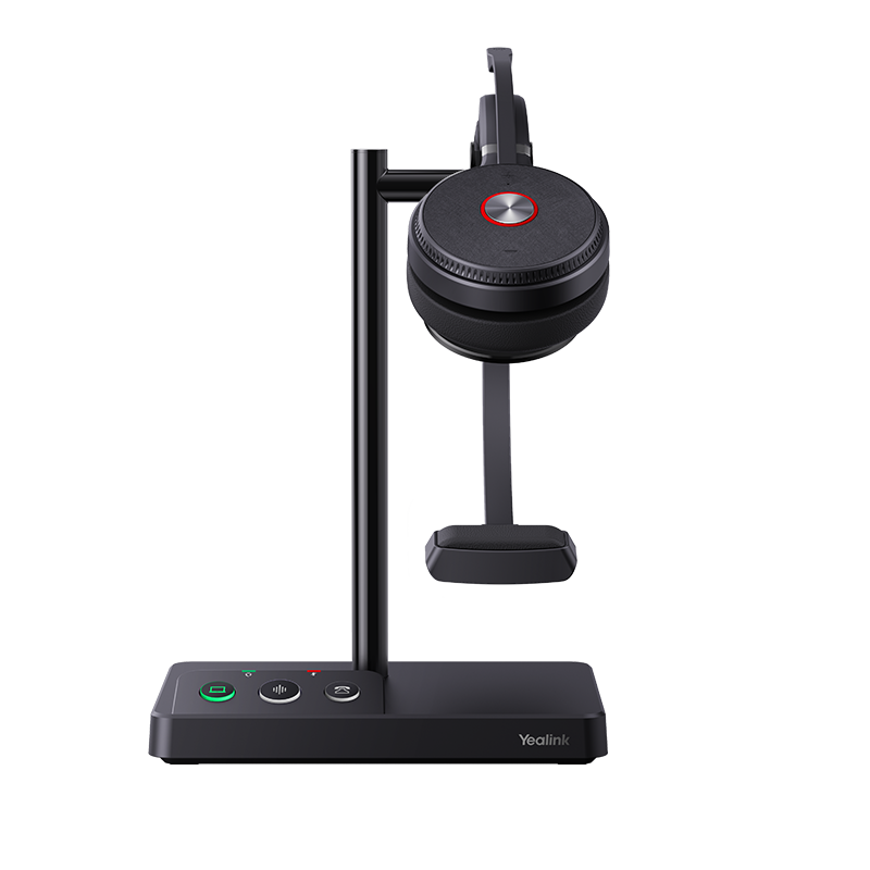 YEALINK DECT WIRELESS (WH62) UC MONO HEADSET WITH BASE , 2.5MM , RINGER , BUSY LIGHT