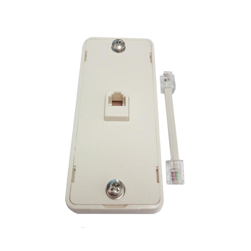 Mini 6P4C Wall Mounting Plate For Slimline Phones