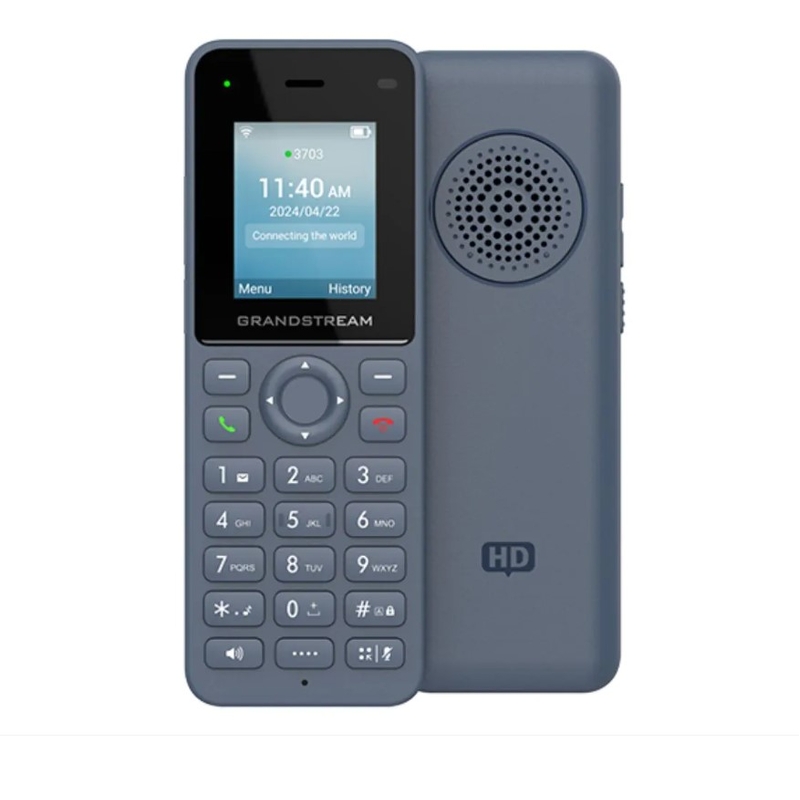 Grandstream WP816 Cordless Wi-Fi IP Phone with Integrated Dual-Band and 6-Hour Talk Time, Bluetooth, Wi-Fi, HD voice, 2 SIP Accounts, 2 Lines