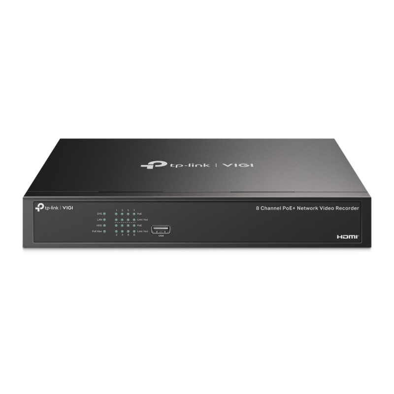 TP-Link VIGI NVR1008H-8P 8 Channel PoE+ Network Video Recorder