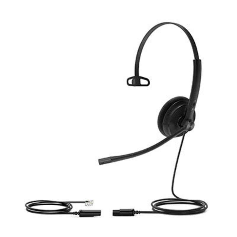 YEALINK YHS34 MONO WIDEBAND HEADSET, FOAM CUSHIONS - FOR YEALINK IP PHONES